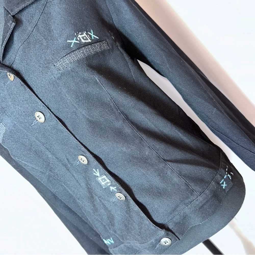 Bets By Canvasbacks Vintage Retro Made In USA Art To Wear Jacket‎ XS Lightweight